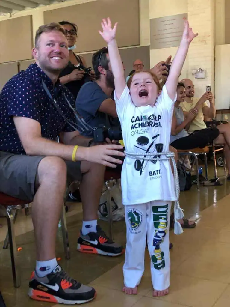 Brian and his daughter