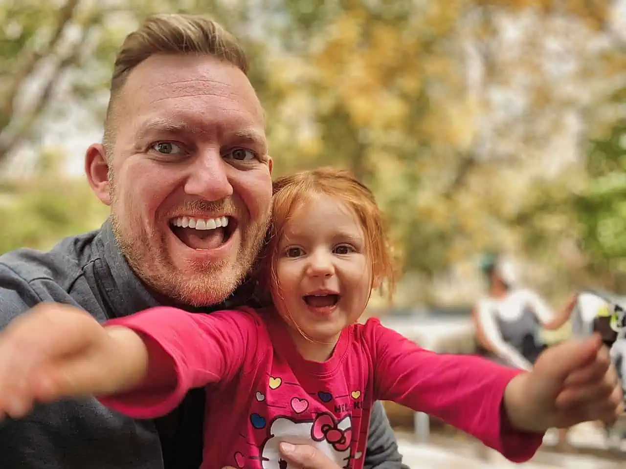 Brian with his daughter